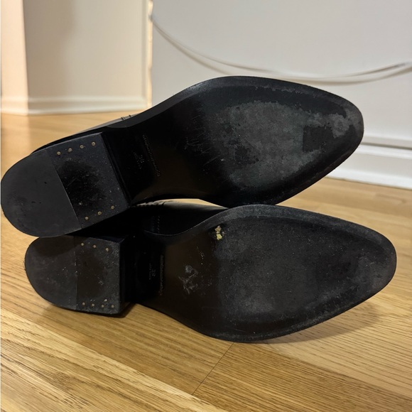 Alexander Wang Kori Ankle Booties - Black w/ Silver - Picture 8 of 9